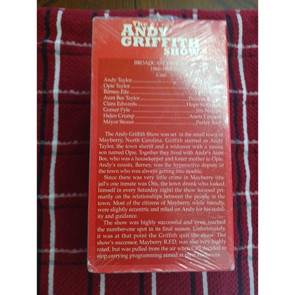 The Andy Griffith Show - 4 Pack (VHS, 2001, 4-Tape Set, Collectors Classics) - Picture 3 of 5